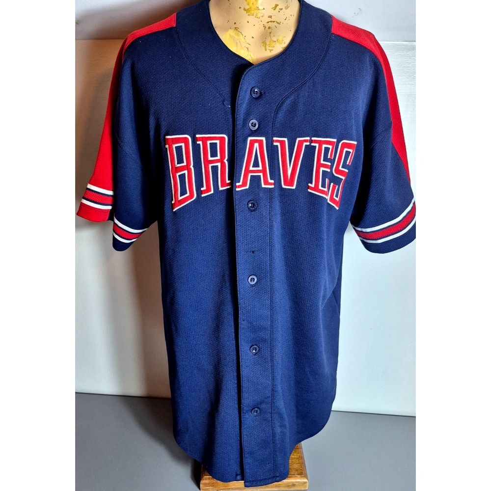 Atlanta Braves Starter Vintage Andreś Galarraga #14 Jersey Blue Mens XXL